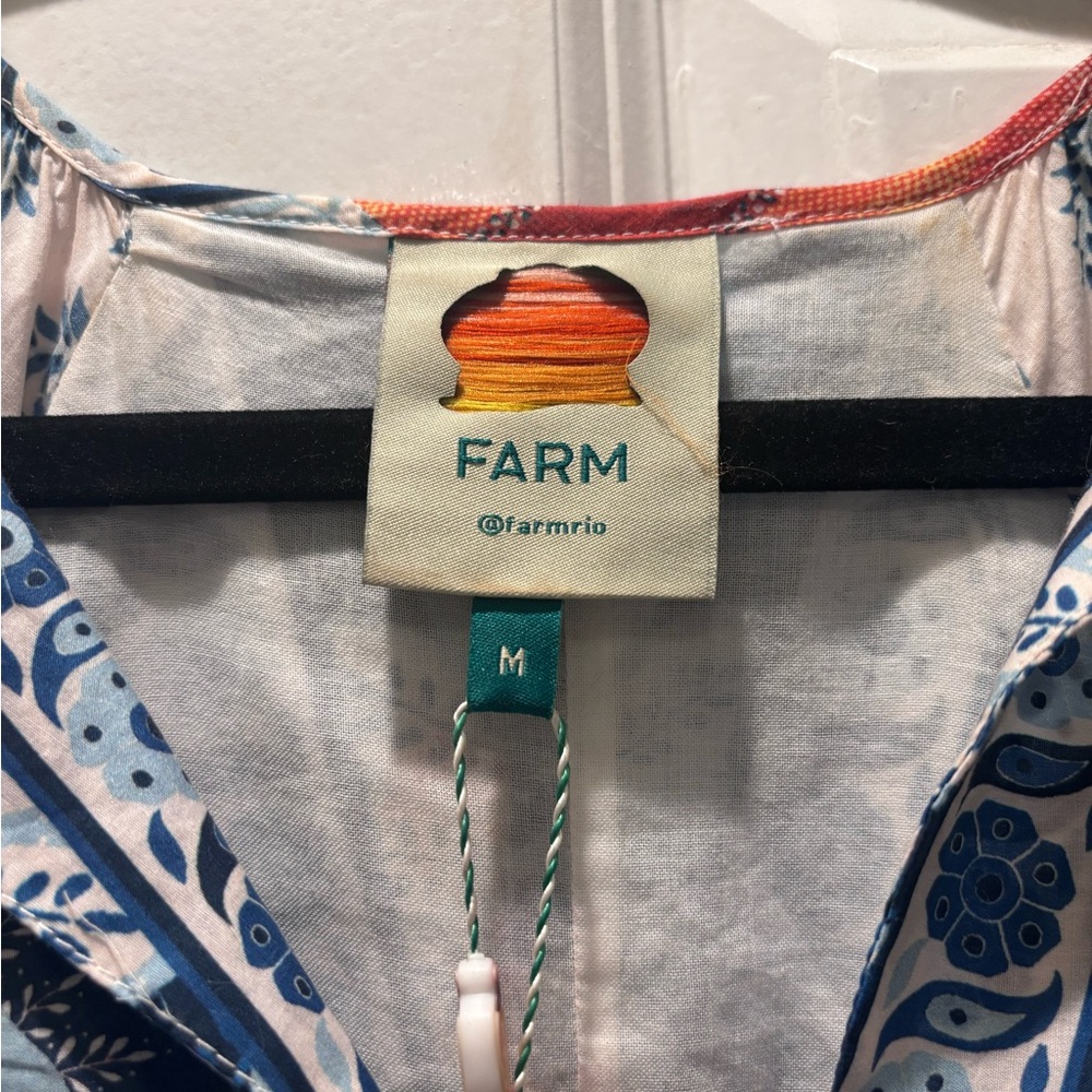Farm Rio Multicolor Floral Dress NWT medium - Picture 6 of 8
